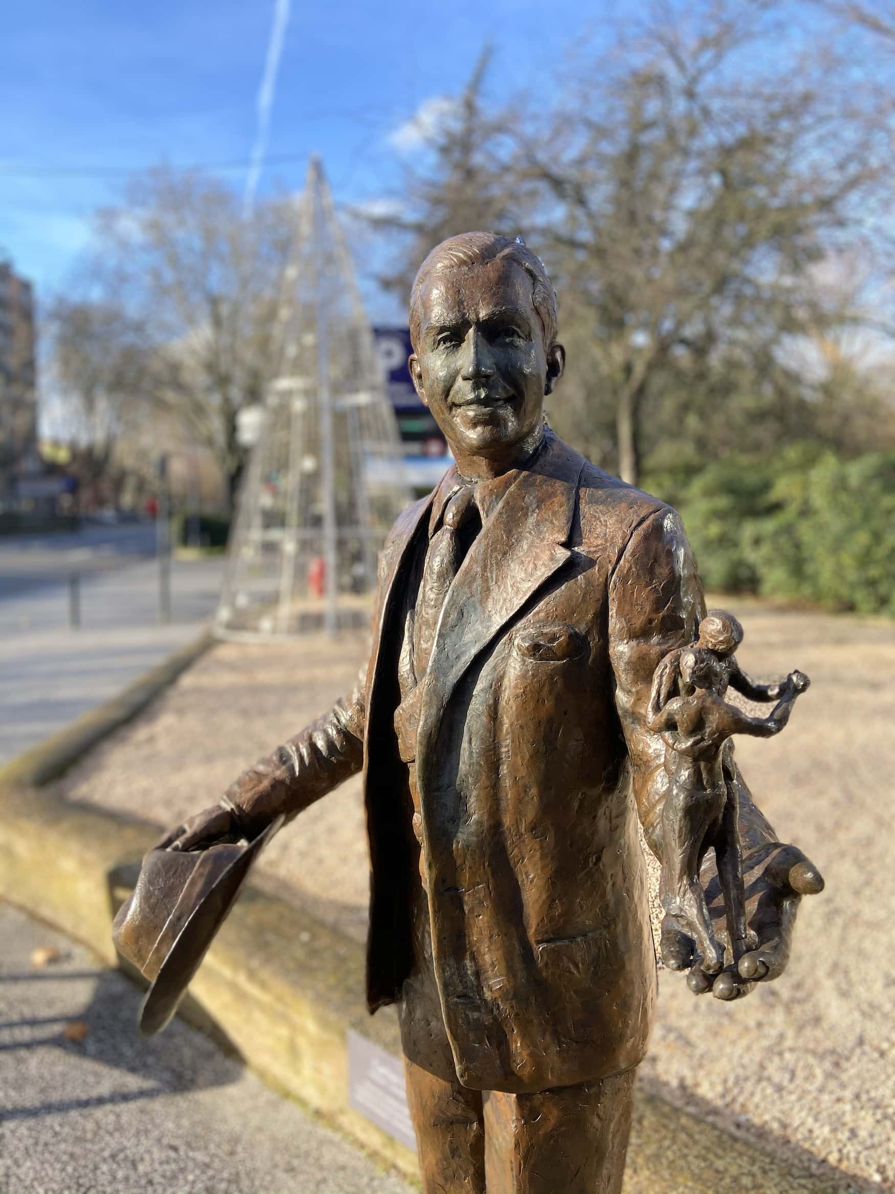 Statue von Antoine de Saint-Exupery 