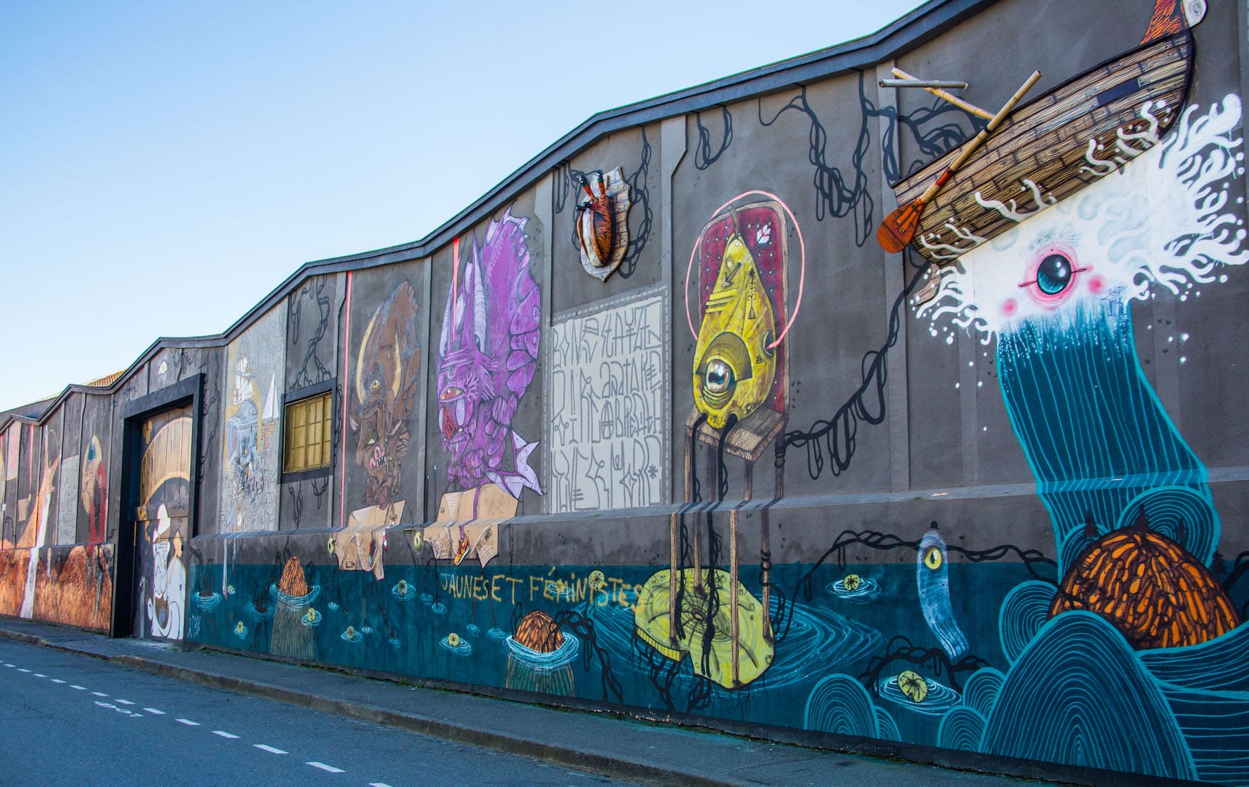 Street-Art des Künstlers 100Taur