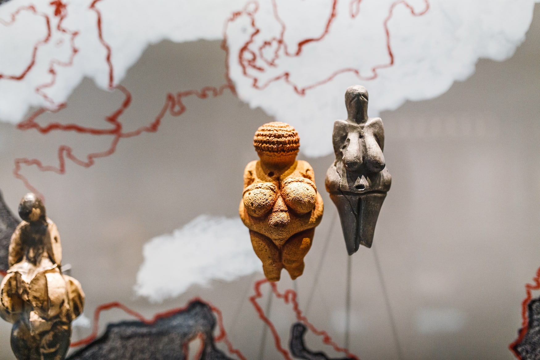 Venus von Willendorf im Naturhistorischen Museum in Wien