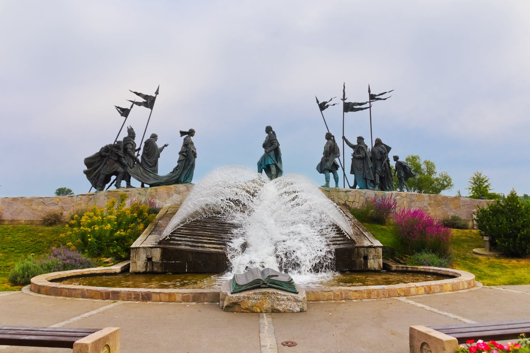 Nibelungen Brunnen in Tulln, Niederösterreich