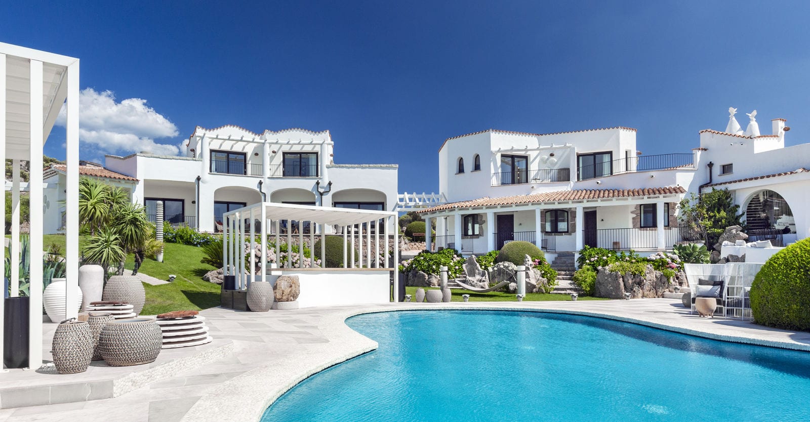 Swimmingpool im Hilton Porto Rotondo auf Sardinien 