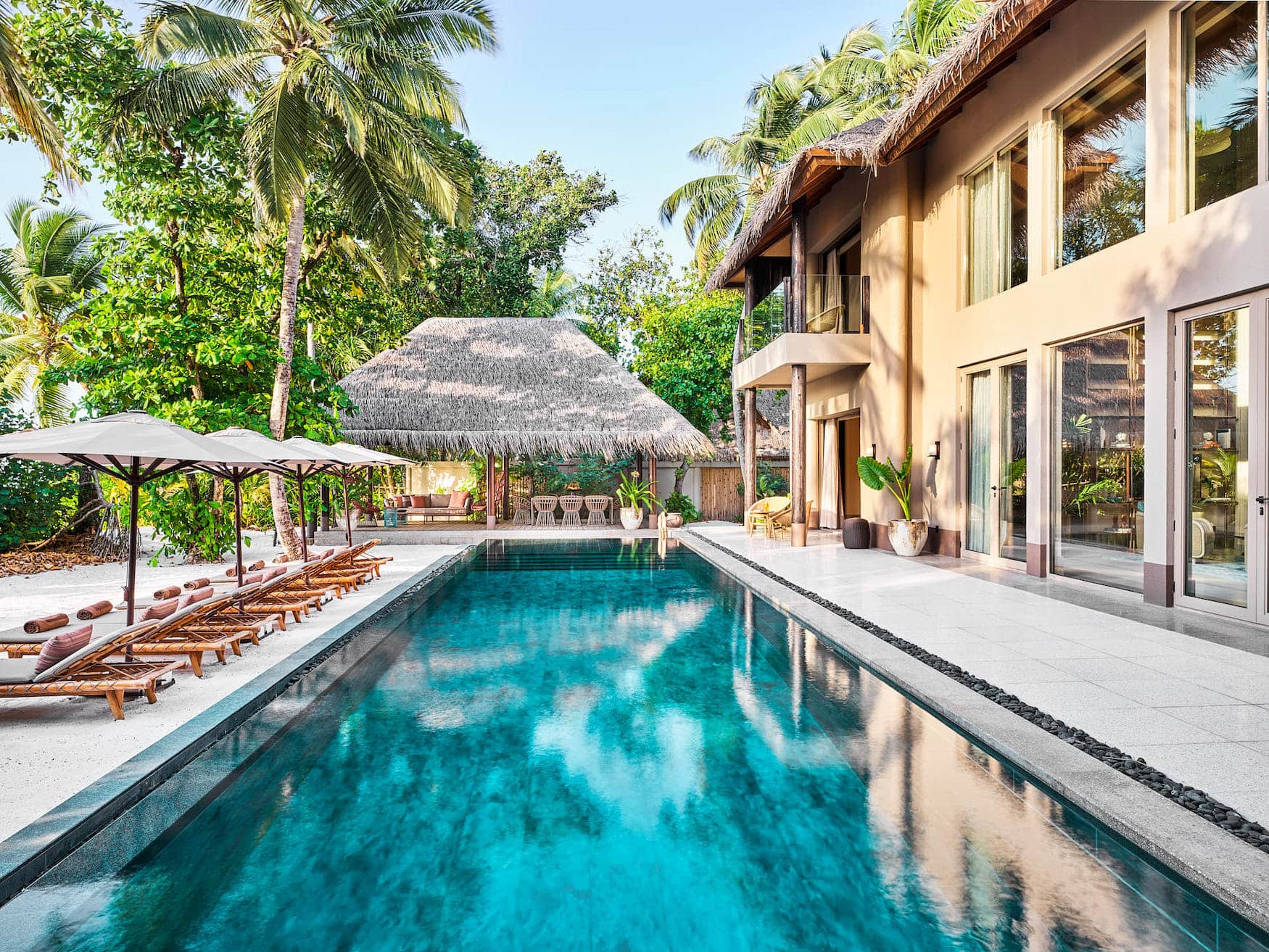 Eine der schönsten Villen auf den Malediven im JOALI Maldives