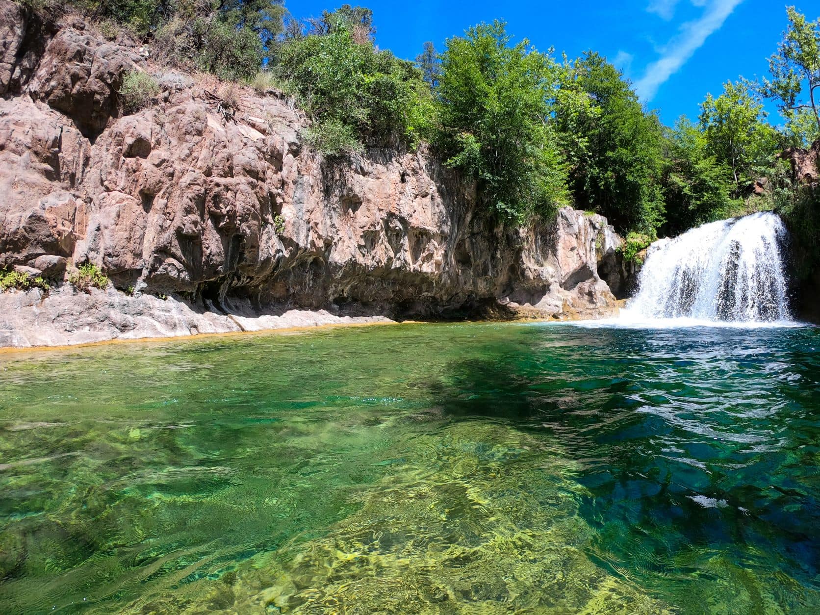 Wasserfall in Fossil Creek