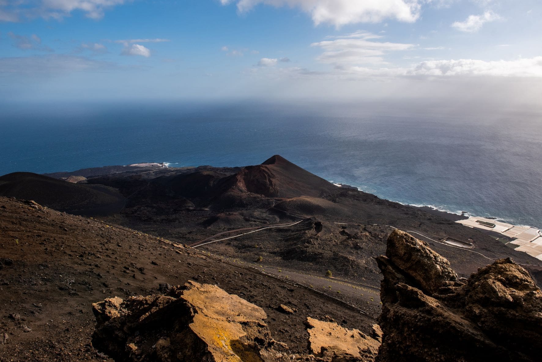 Landschaft im Cumbre Vieja auf La Palma