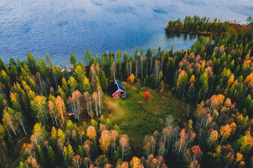 Ruska, der Indian Summer in Finnland