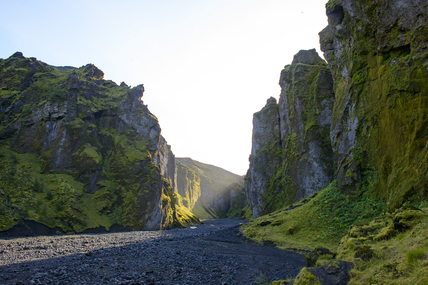 Eingang in den Stakkholtsgjá-Canyon