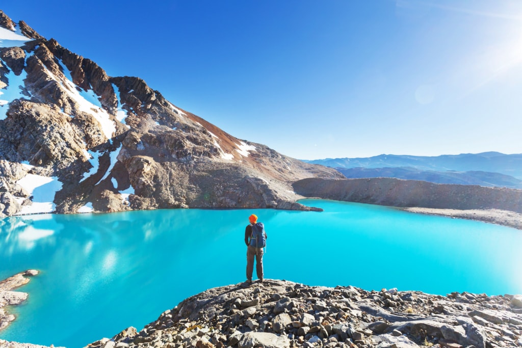 Wanderer in Patagonien