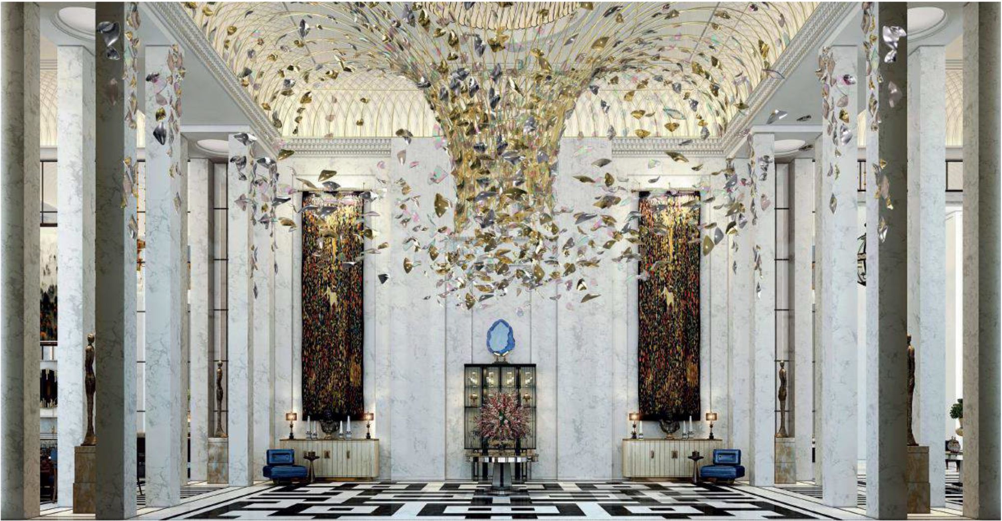 Lobby im The Langham, Jakarta 