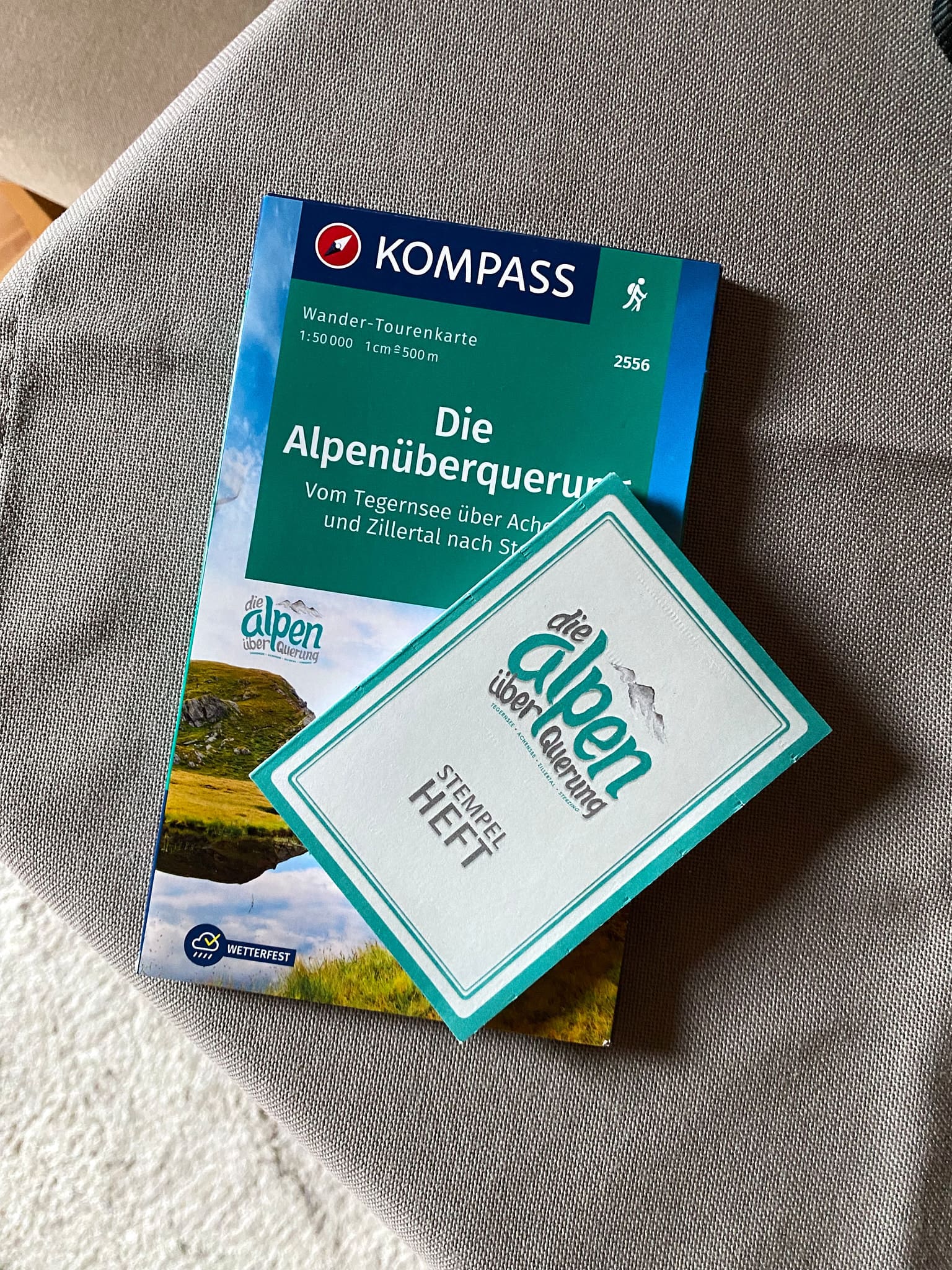 Landkarten für die Alpenüberquerung zwischen Deutschland und Österreich