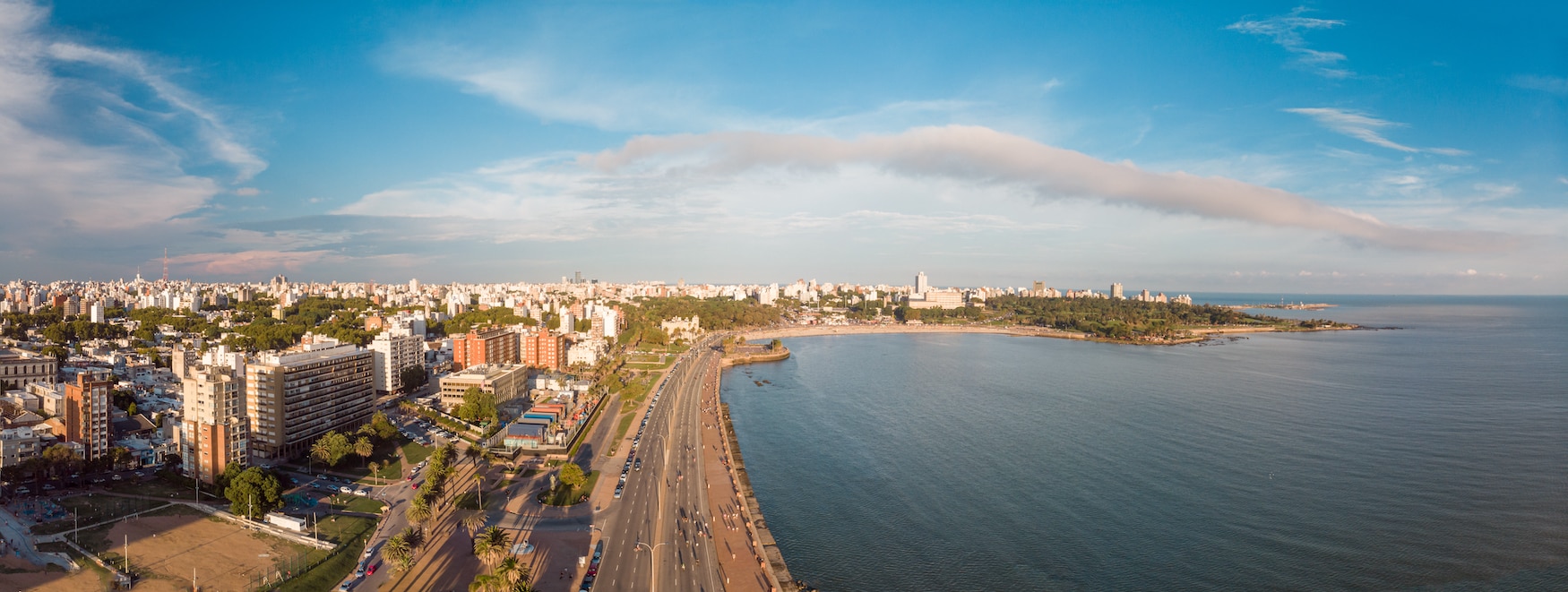 Strandpromenade in Montevideo