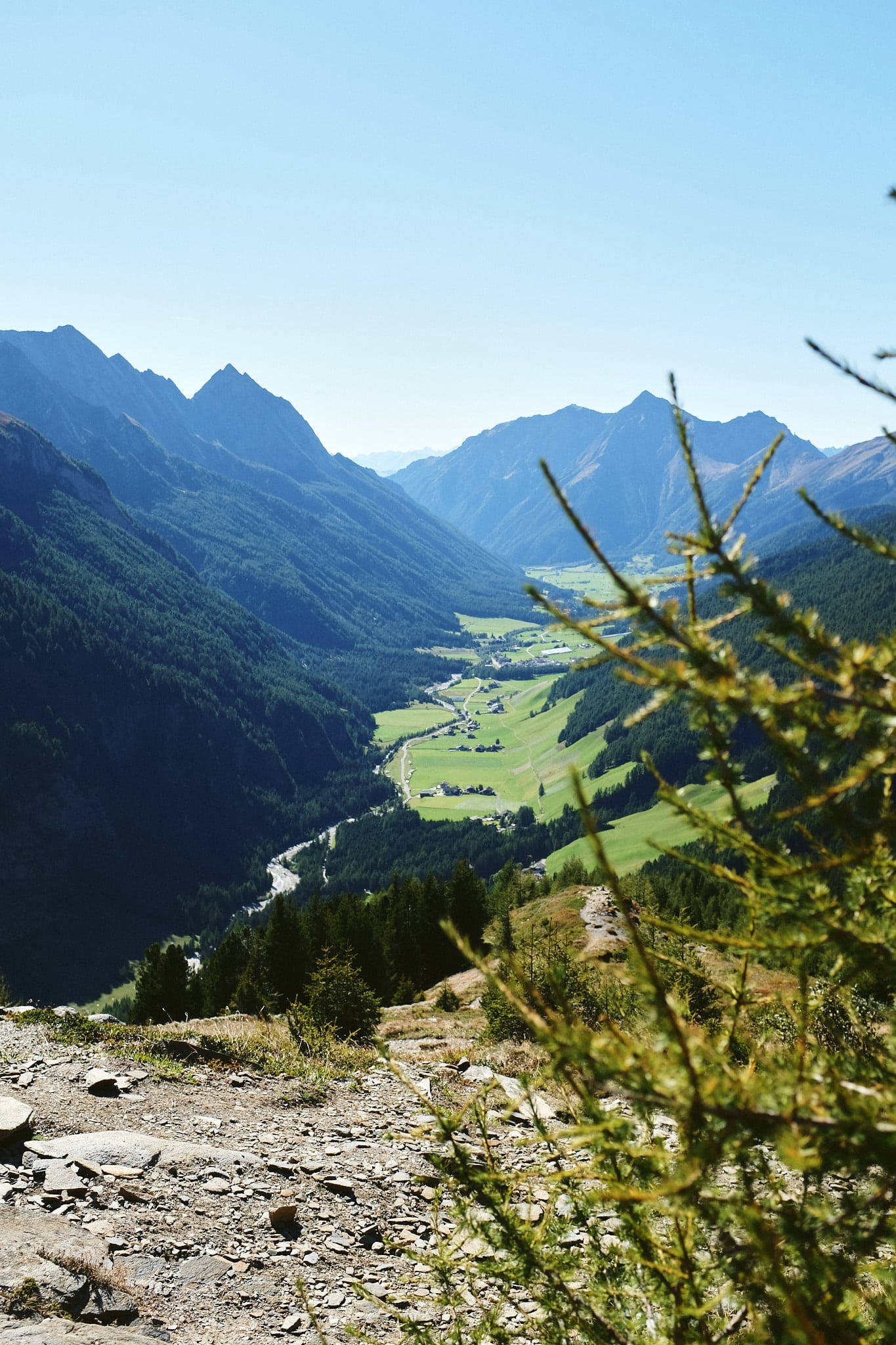 Aussicht in Pfitschertal