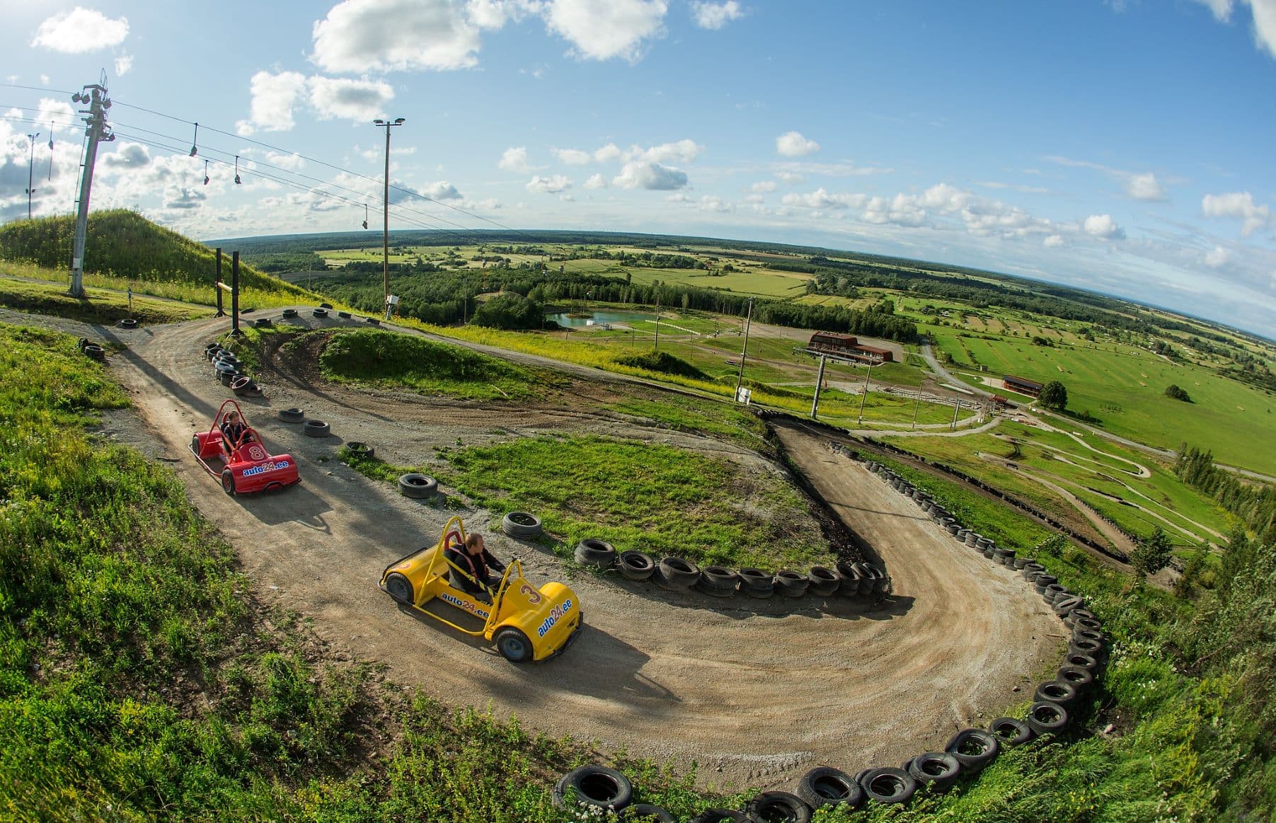 Autoscooter im Kiviõli Adventure Park
