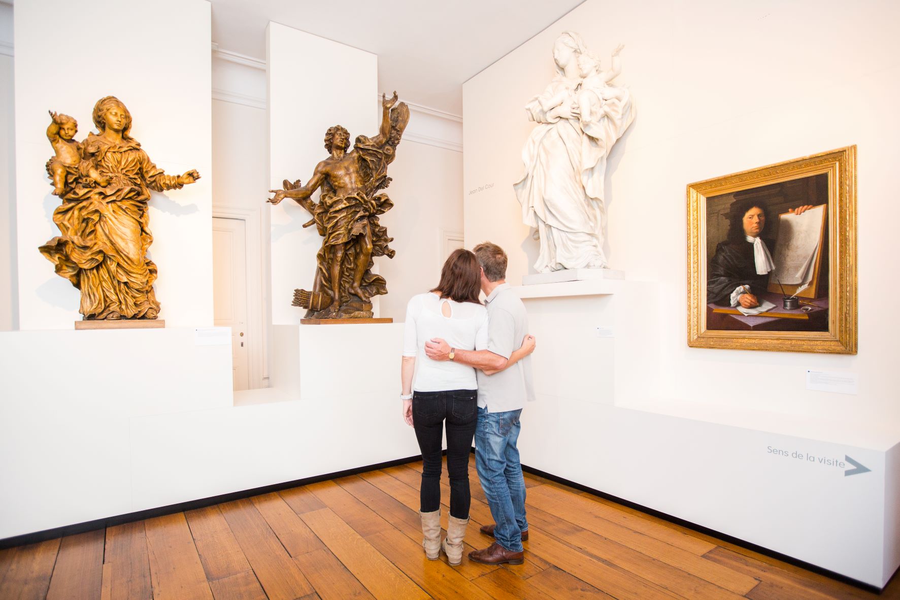 Paar im Museum Grand Curtius, Lüttich