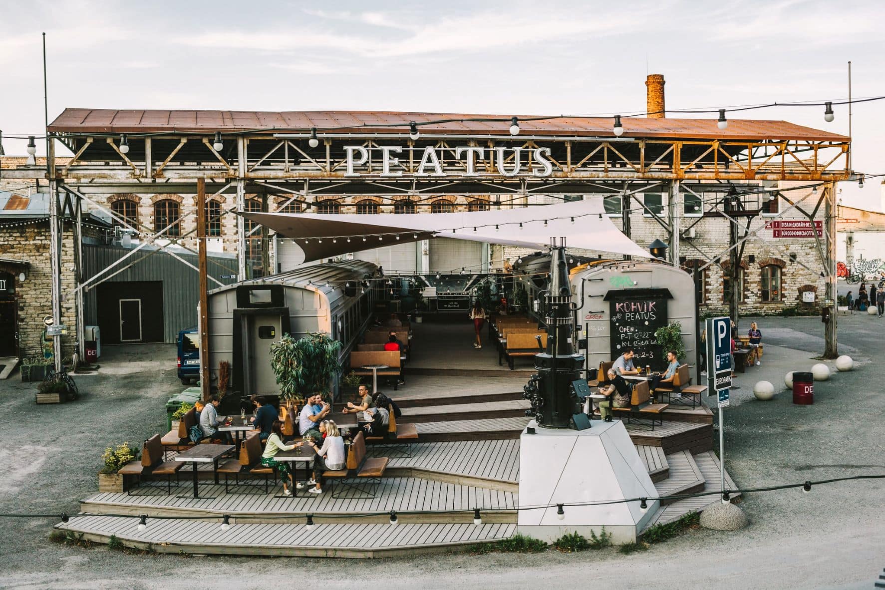 Food-Trucks in der Telliskivi Creative City