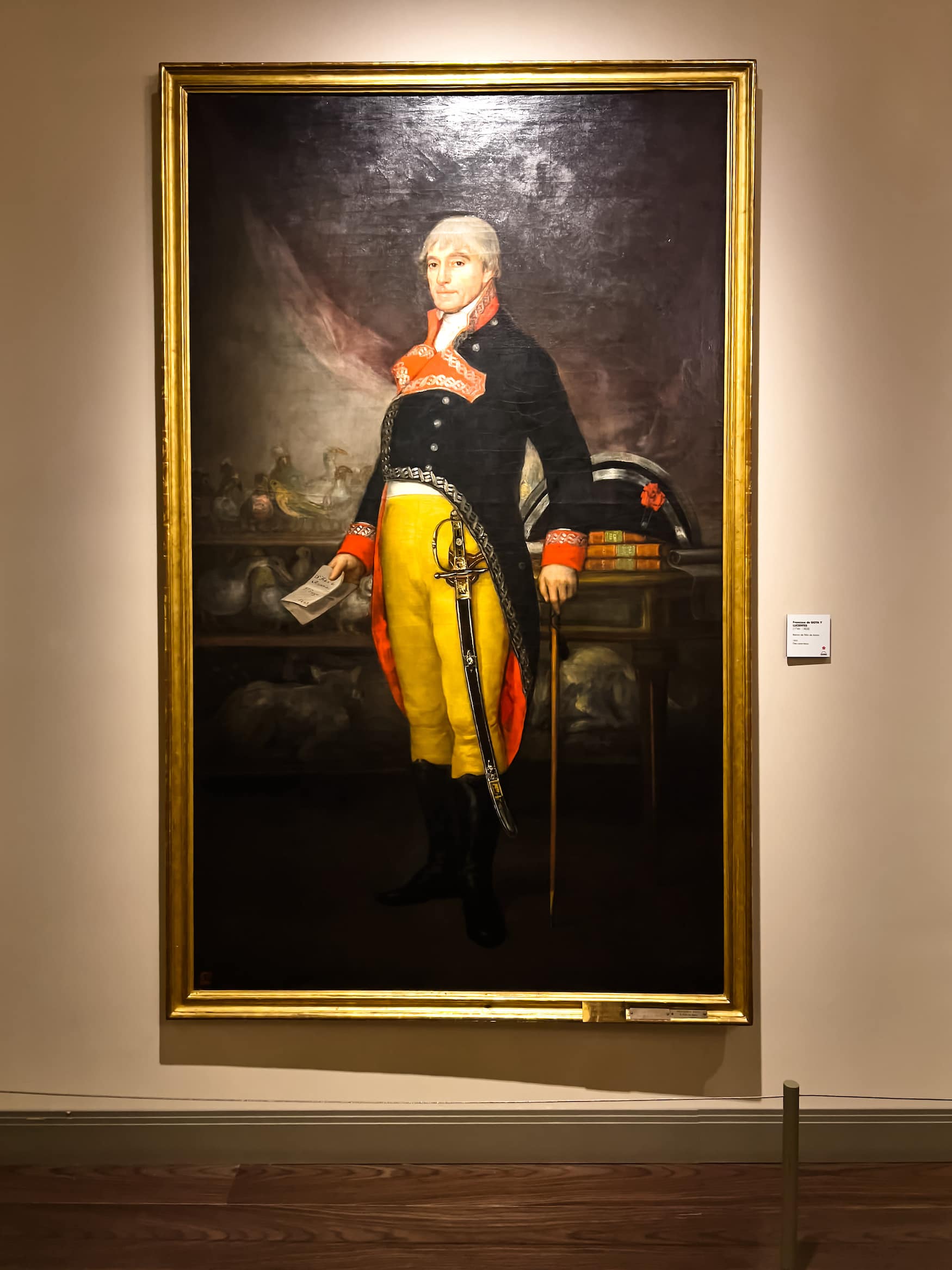 Hofmalerei-Gemälde von Goya im Museo de Zaragoza