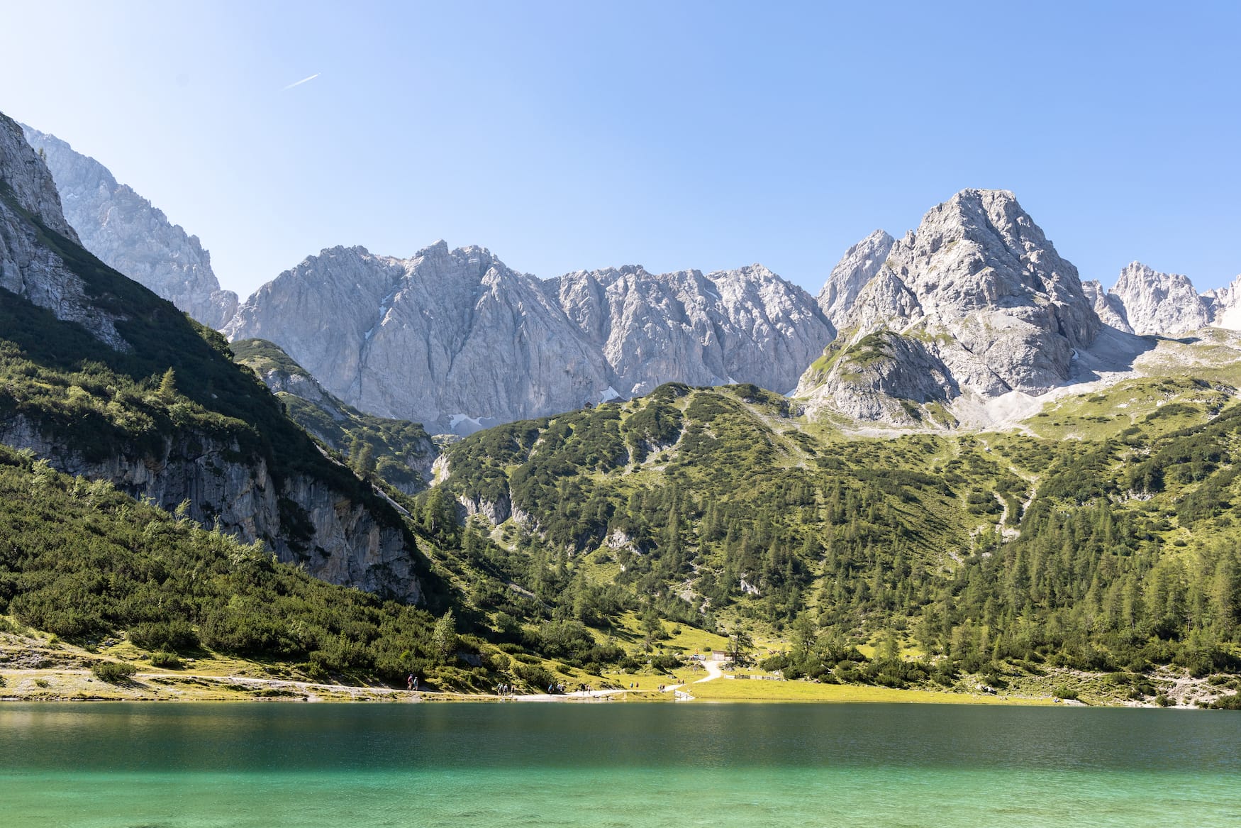 Seebensee im Karwendelgebirge in Tirol