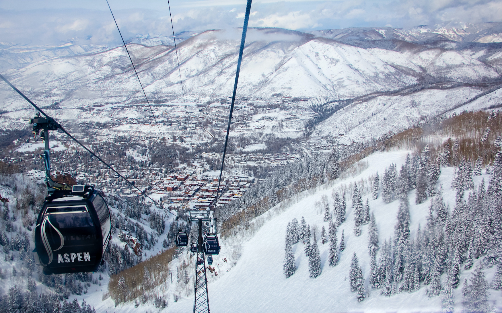 Skilift in Aspen in Colorado