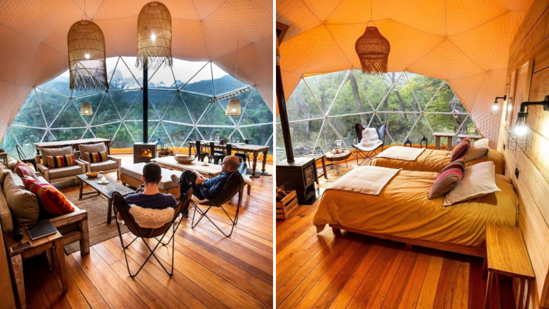 Interieur des El Chalten Camp in Patagonien 