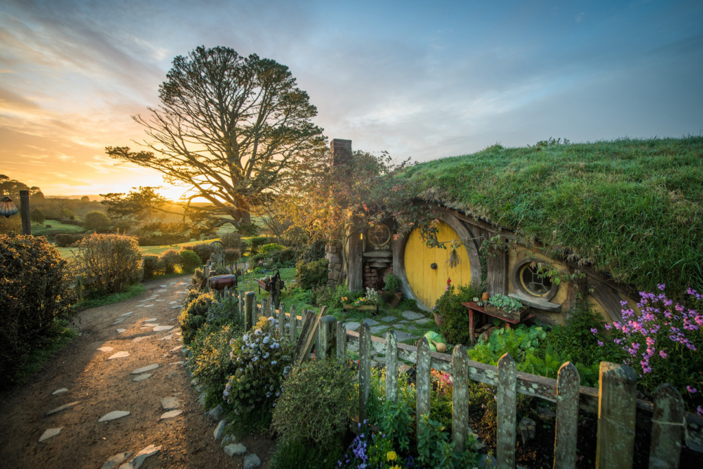 Hobbiton Drehort von Herr der Ringe in Neuseeland