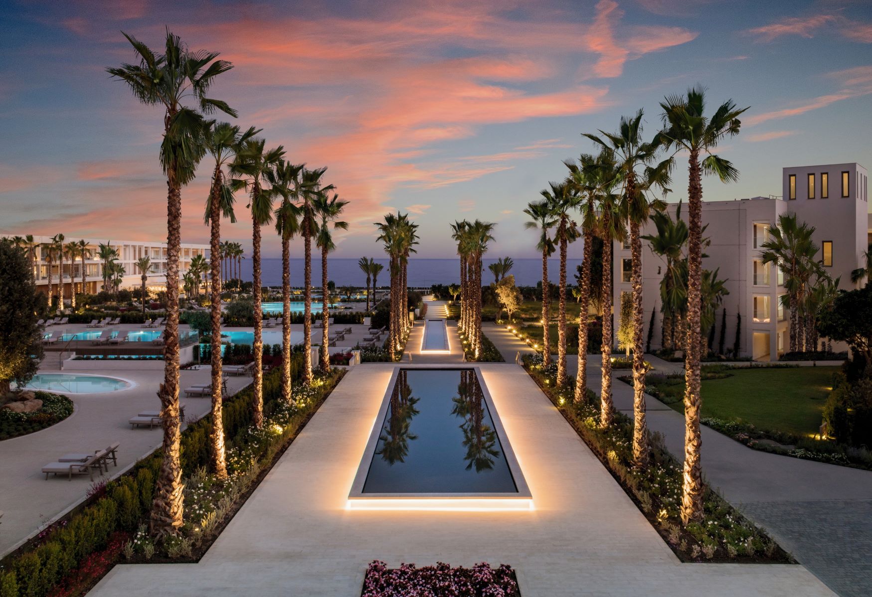 Pool-Landschaft im Ikos Andalucia