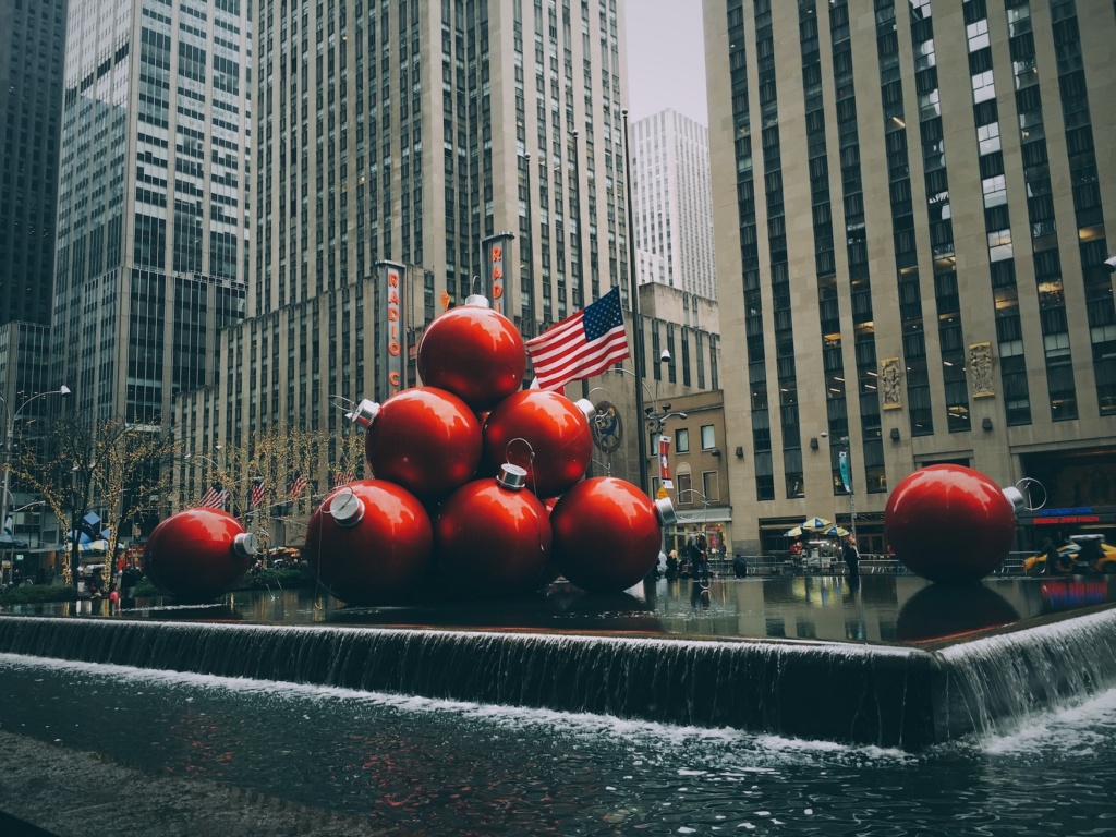 Weihnachten New York USA