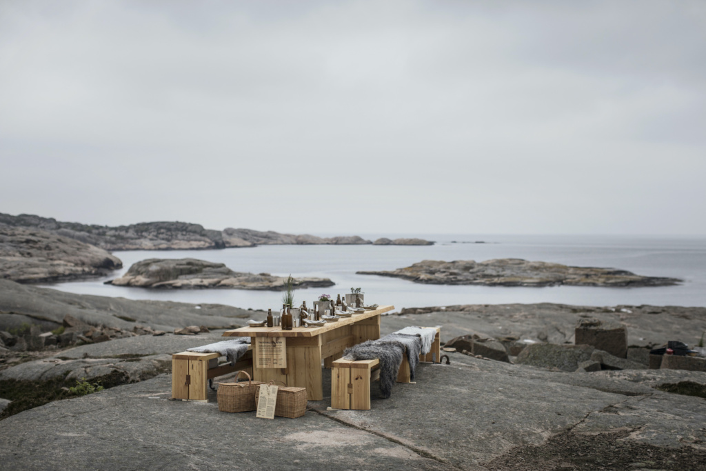 Essen in der Natur Göteborgs