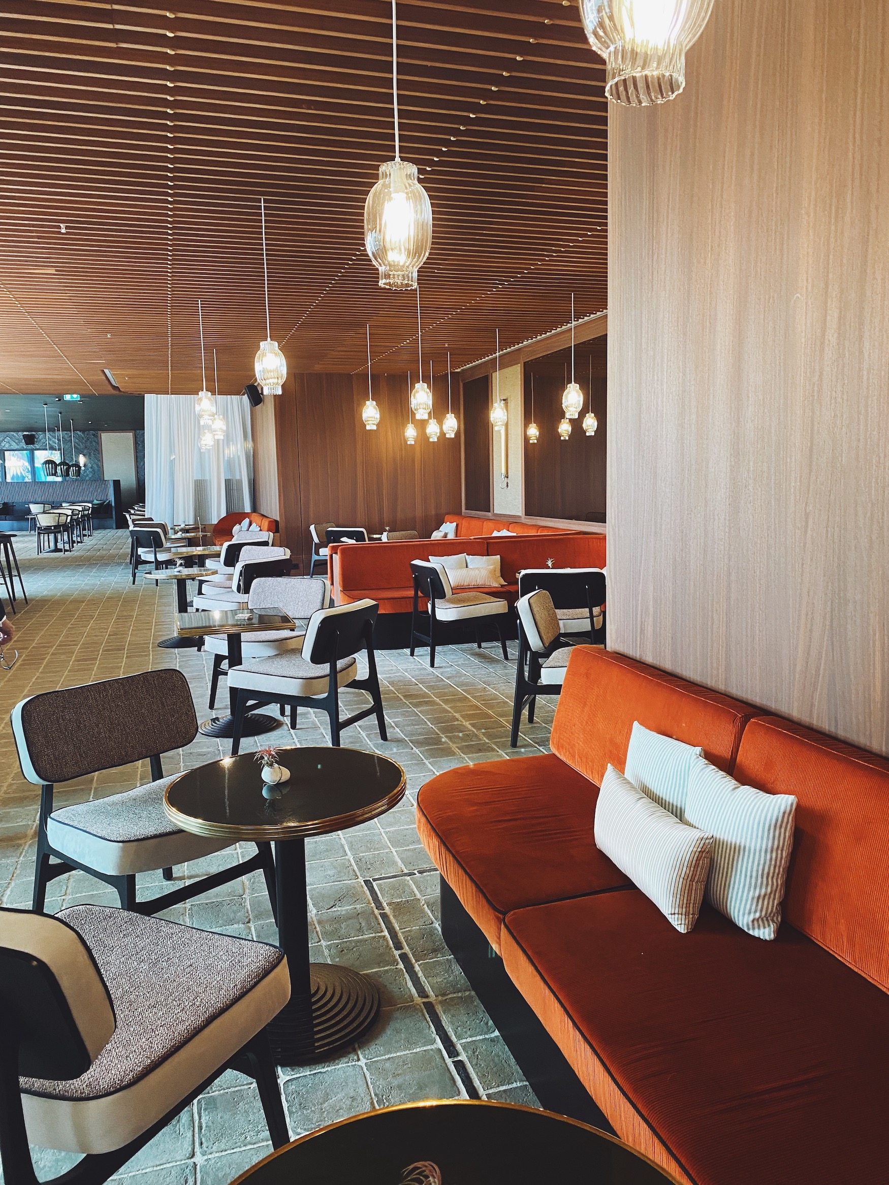 Interieur-Träume werden wahr in der bar des maslina Resorts auf der kroatischen Insel Hvar