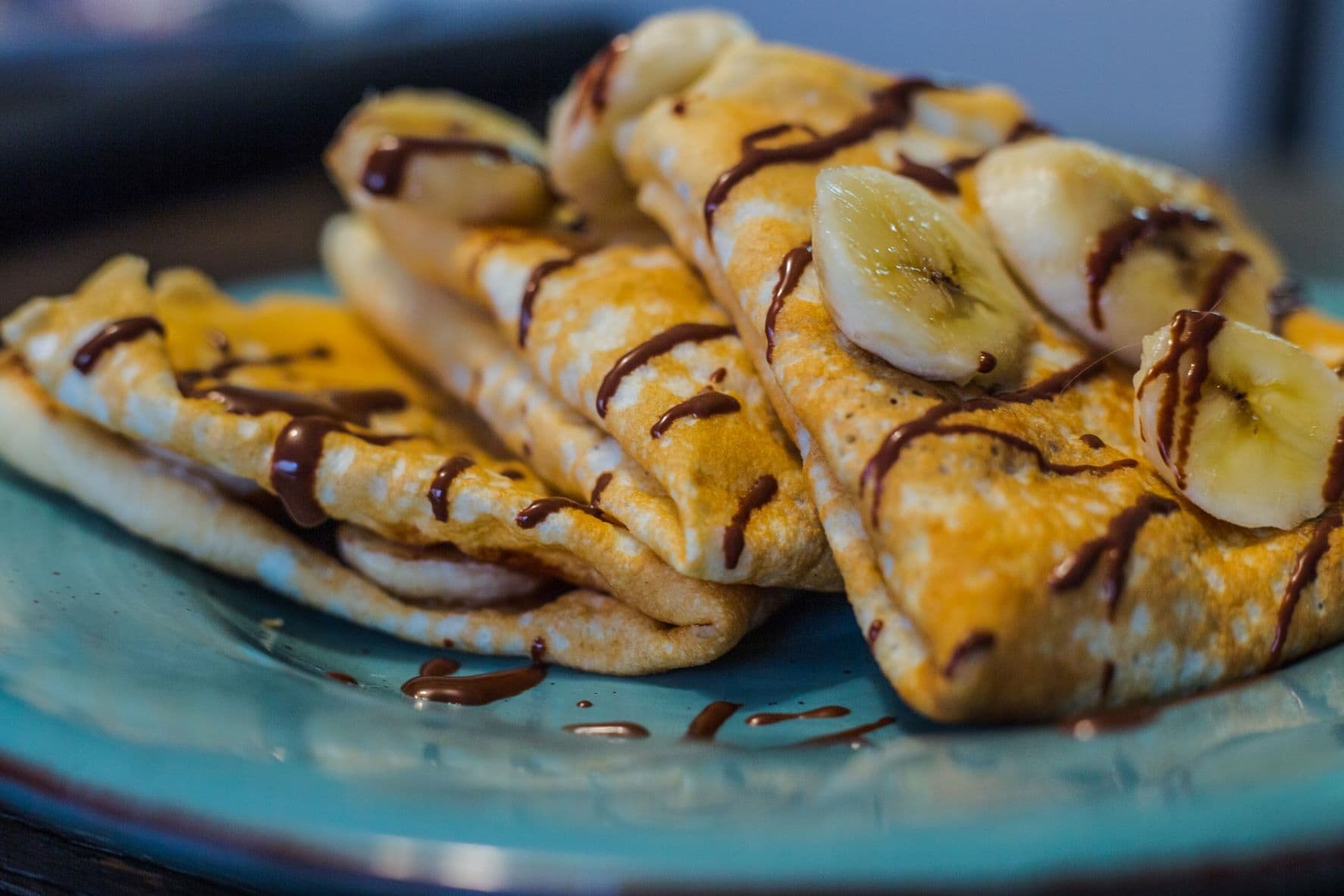 Crepes mit Banane und Schokocreme