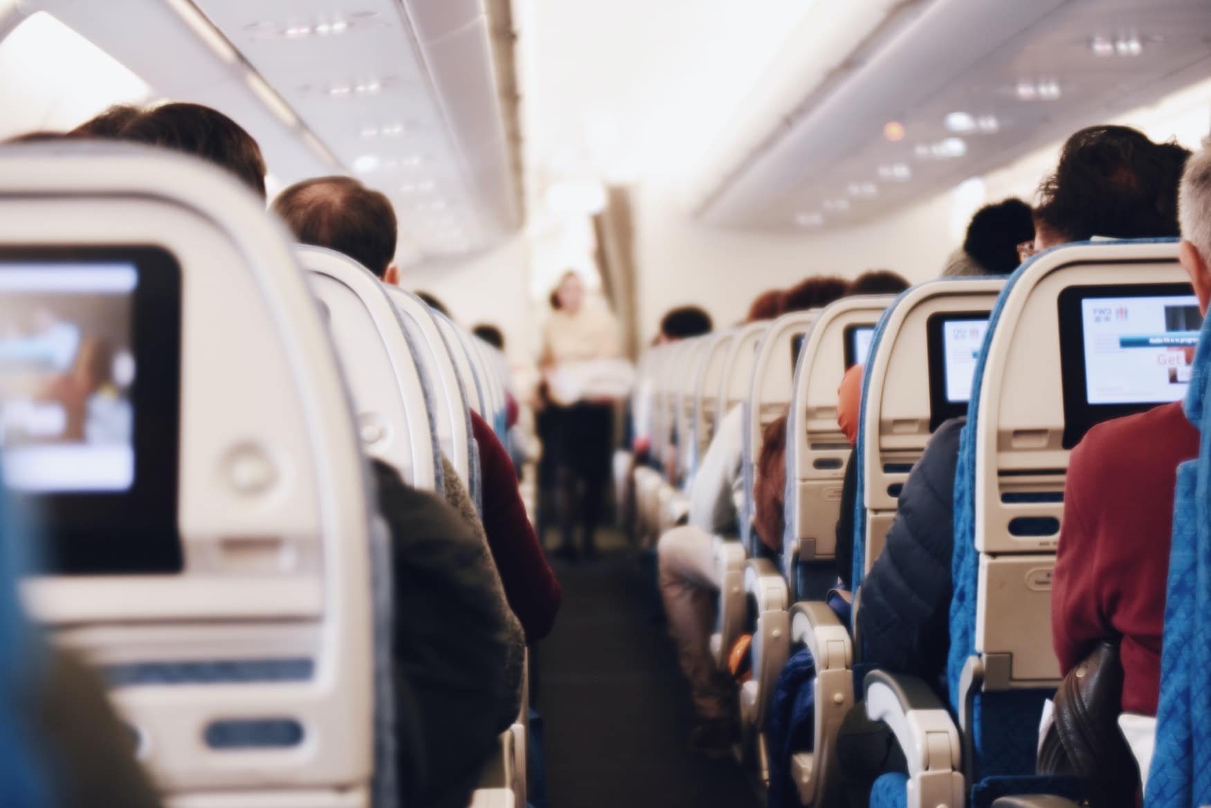 Gang im Flugzeug