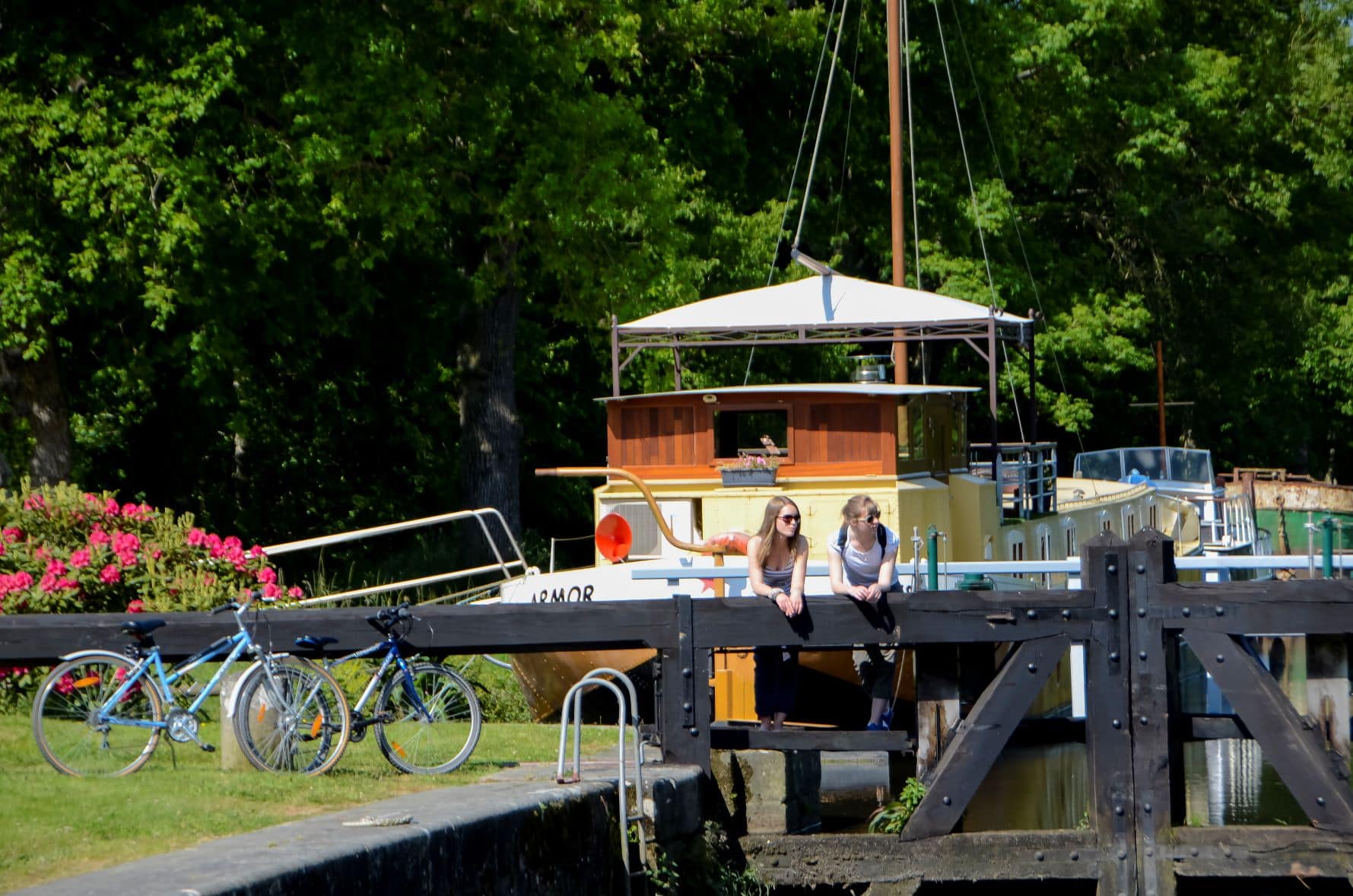 Hausboot in Chevaigne, Bretagne