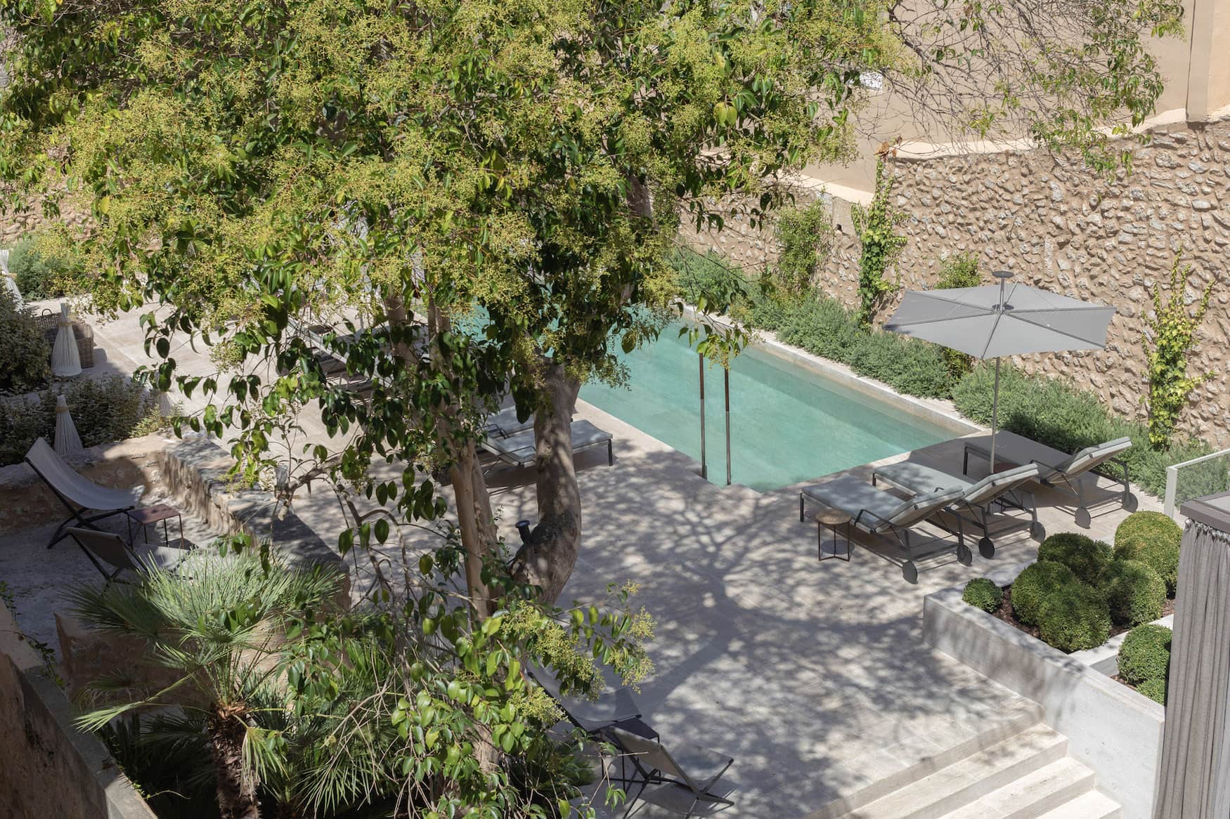 Pool im Can Aulí der IT Mallorca Unique Spaces