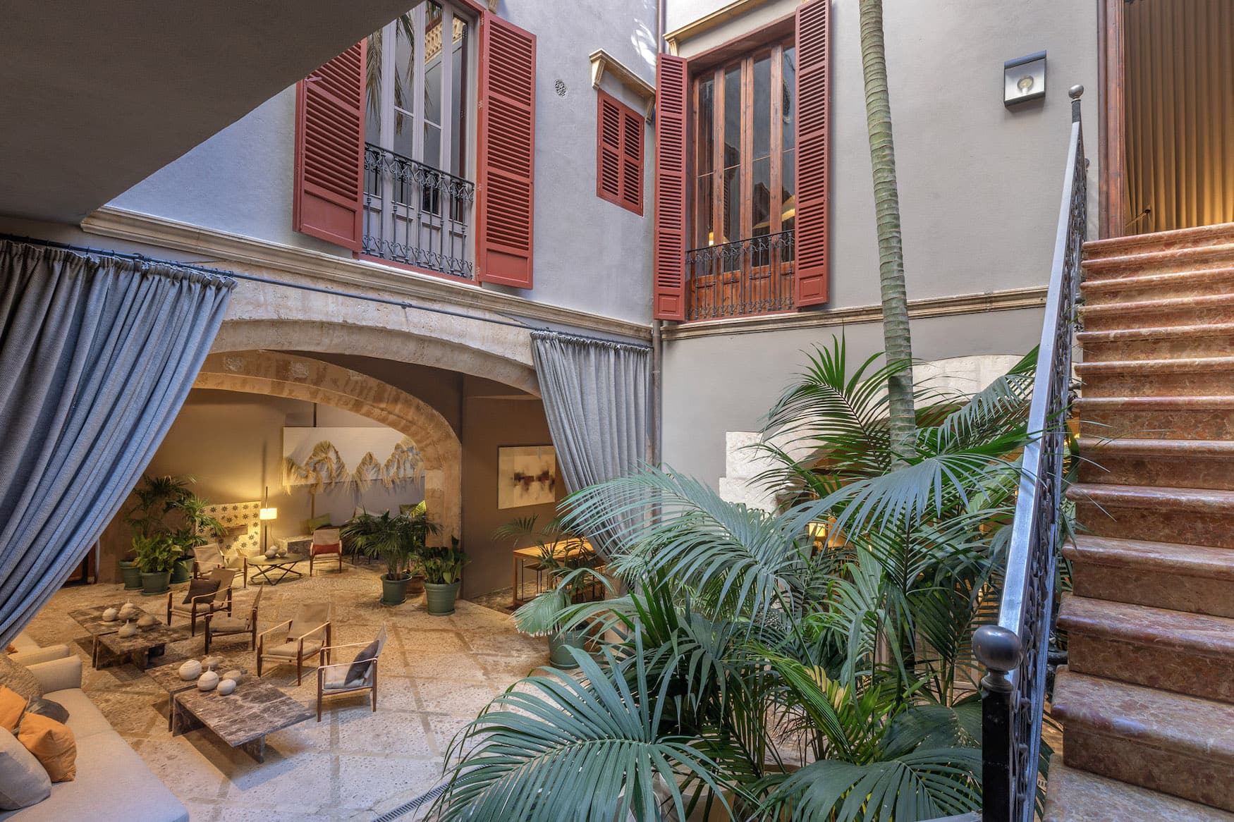 Innenhof des Can Cera der IT Mallorca Unique Spaces