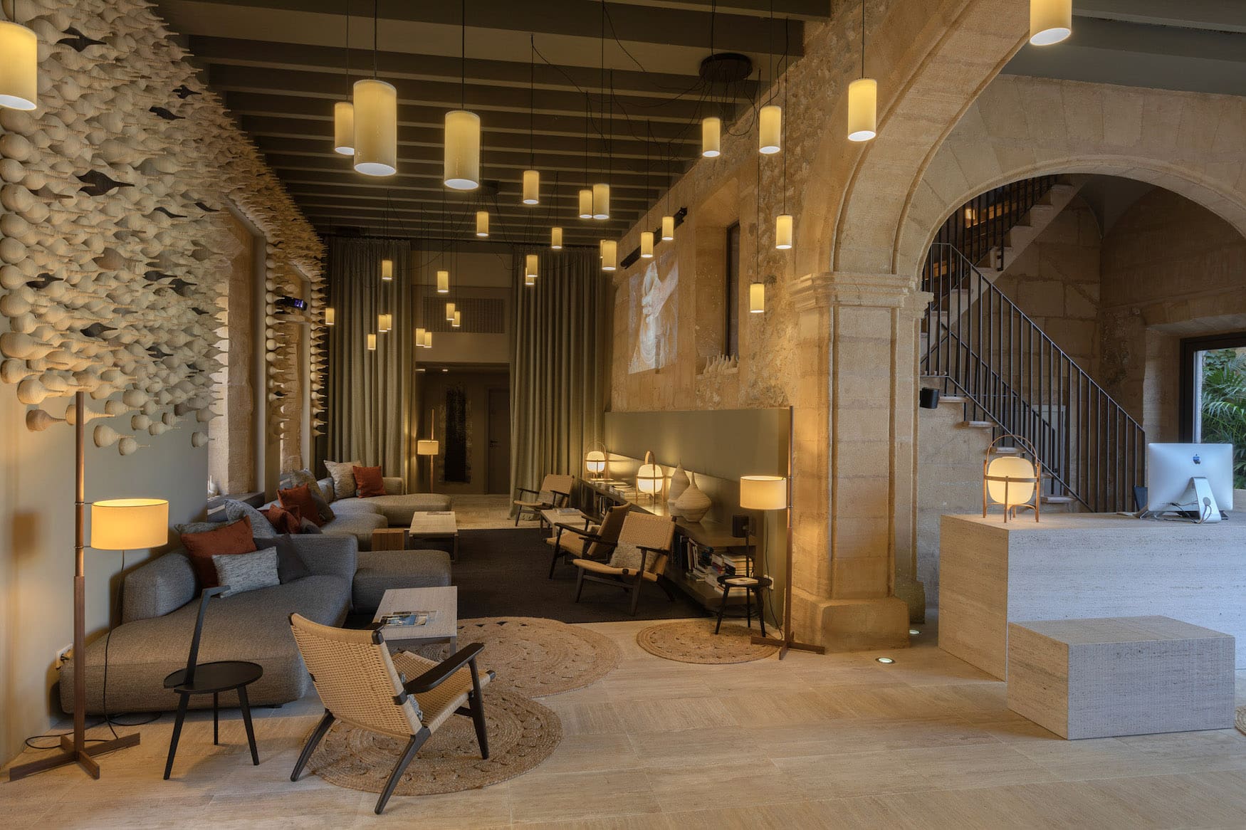 Lobby des Can Aulí auf Mallorca