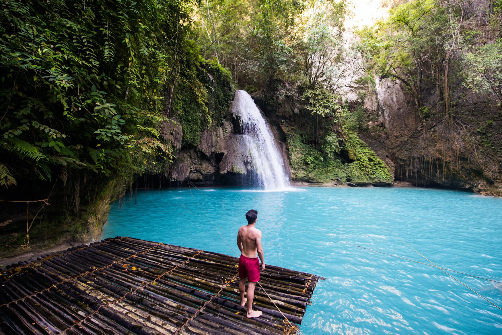 Wasserfall auf den Philippinen