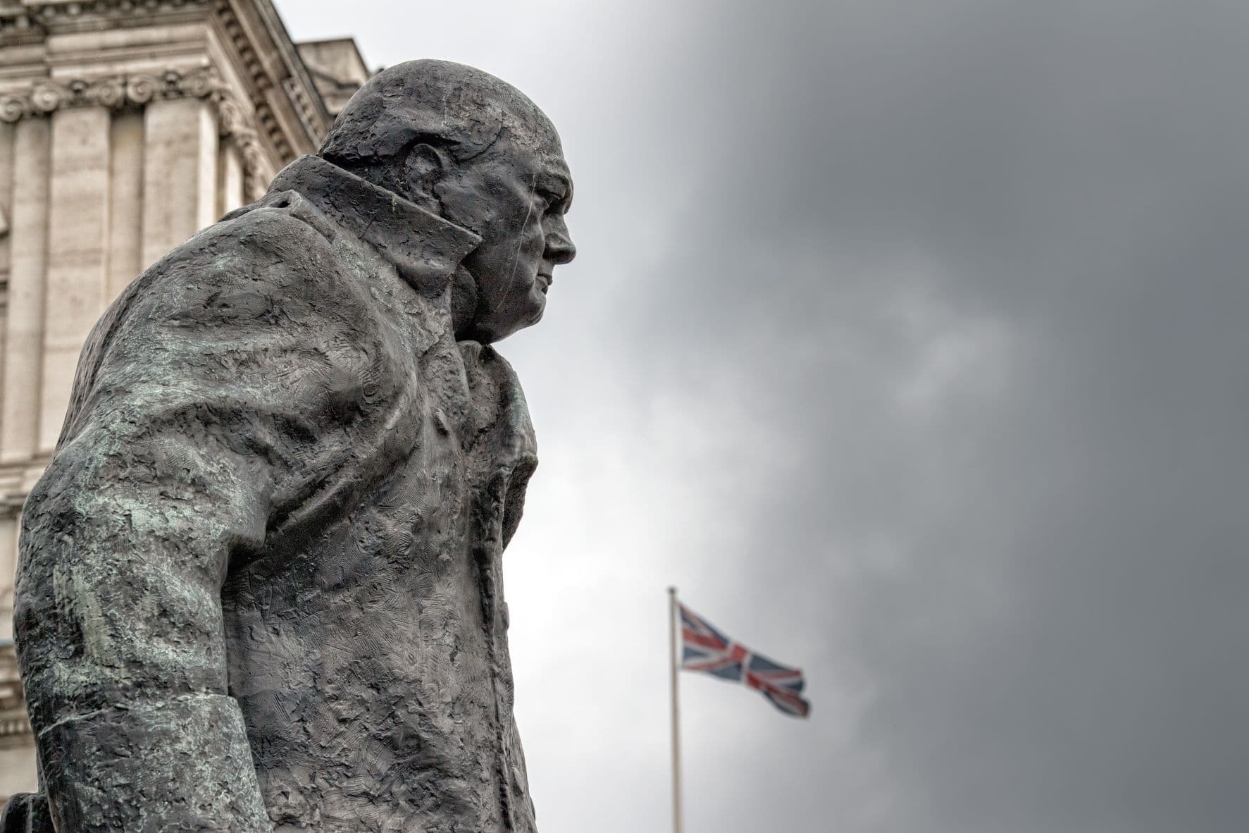 Winston Chuchill Statur London