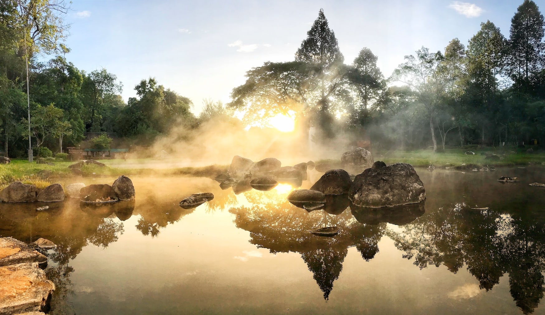 Heiße Quellen im Hot Springs National Park