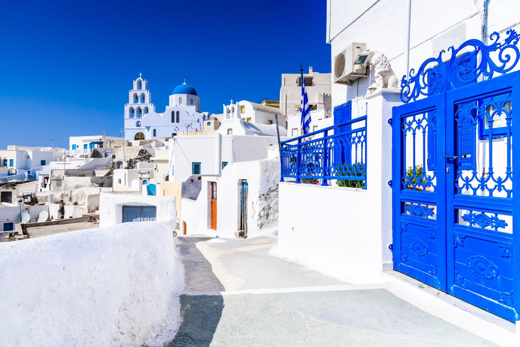 Pyrgos auf Santorin 