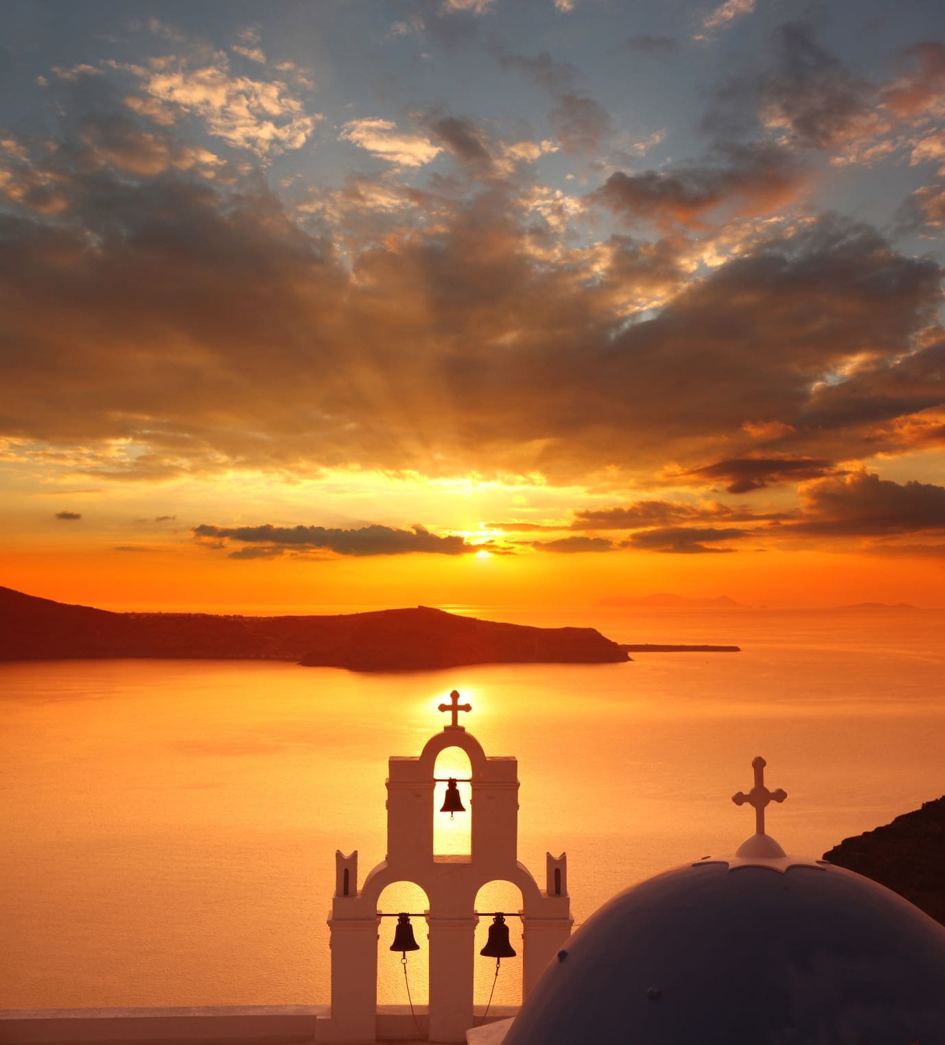 Sonnenuntergang auf Santorin