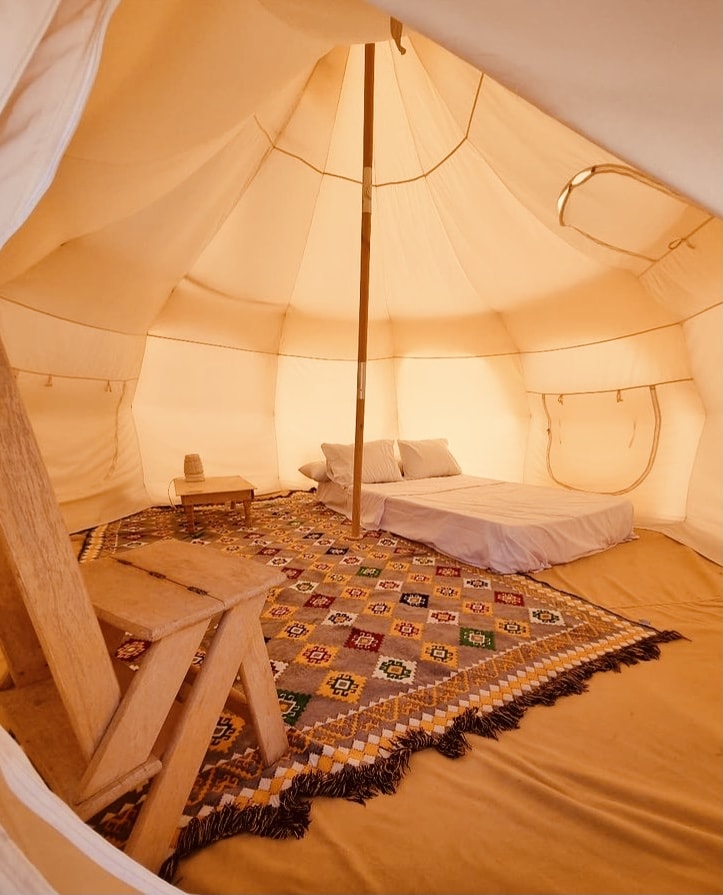 Luxuriöses Glampingzelt es Al Nyhaya Glampingresorts in Ägypten
