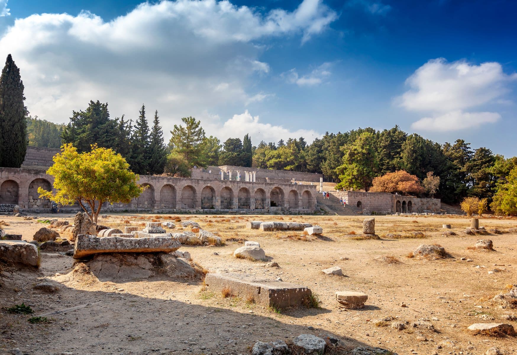 Ruinen von Asklepieion auf Kos