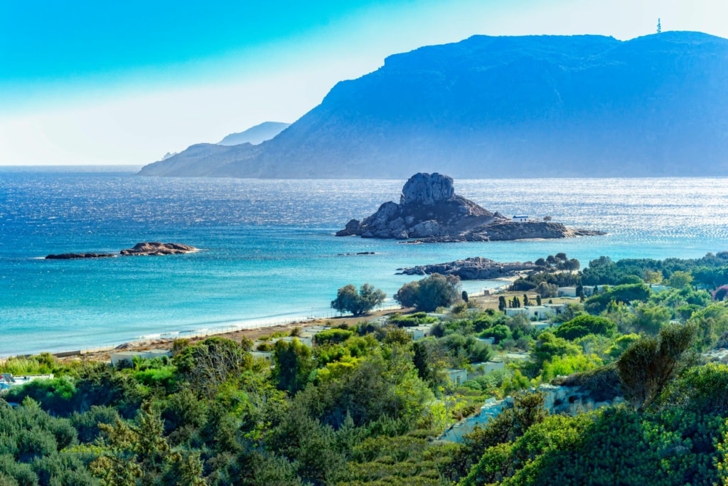 Blick von der Insel Kos aufs Meer