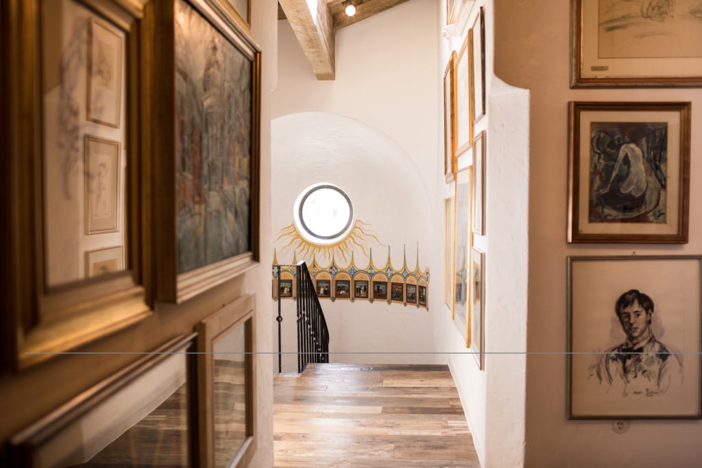 Kunst auf Reisen im Romantik Hotel Turm in Südtirol
