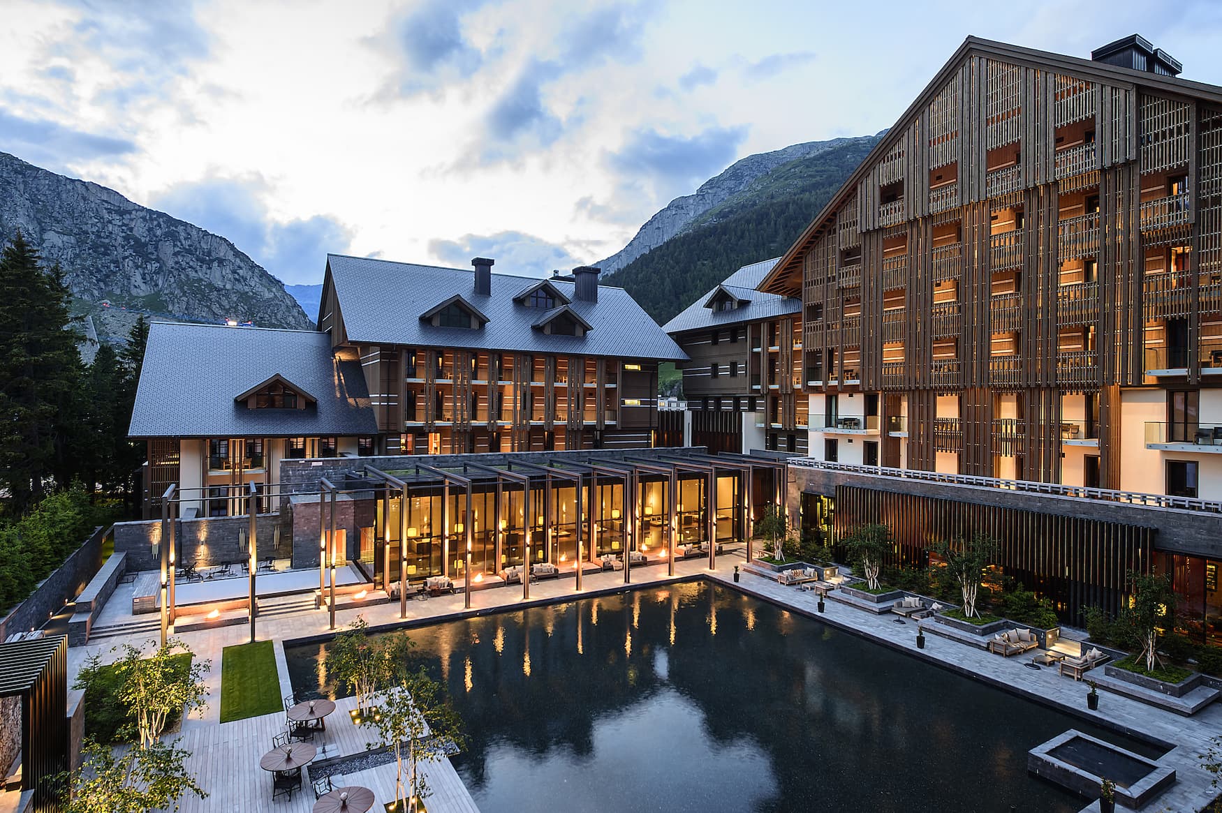 Luxusherberge The Chedi Andermatt in der Schweiz