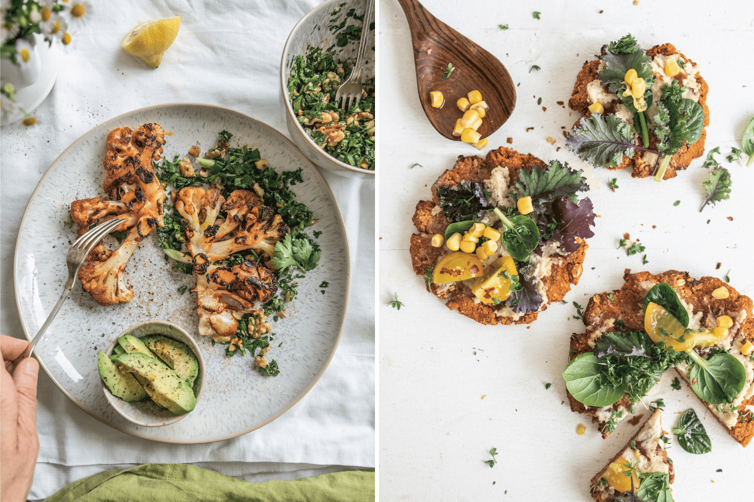 Vegetarische Gerichte aus dem Kochbuch My Little Green kitchen