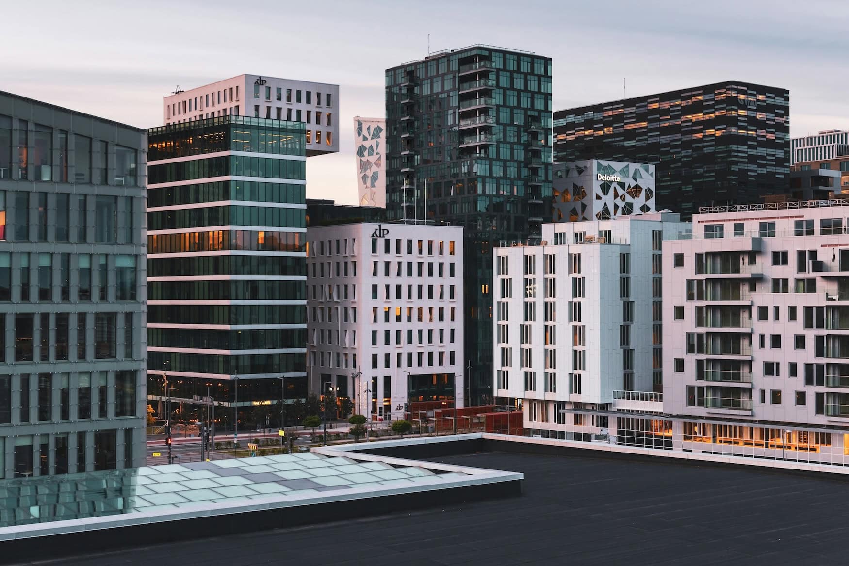 die Skyline von Oslo