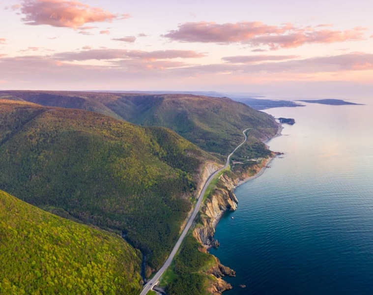 Cabot-Trail-Panorama-Kueste