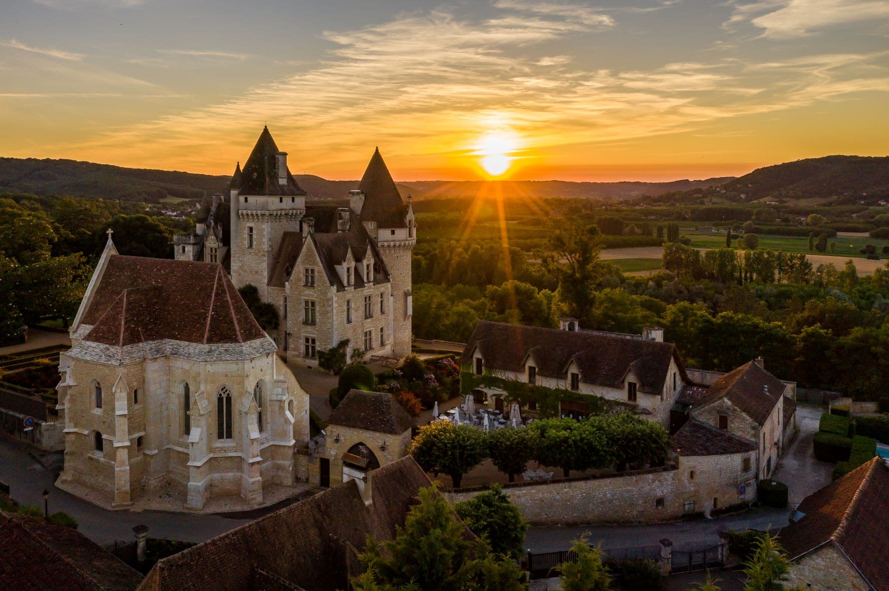 Chateau des Milandes in Dordogne-Périgord