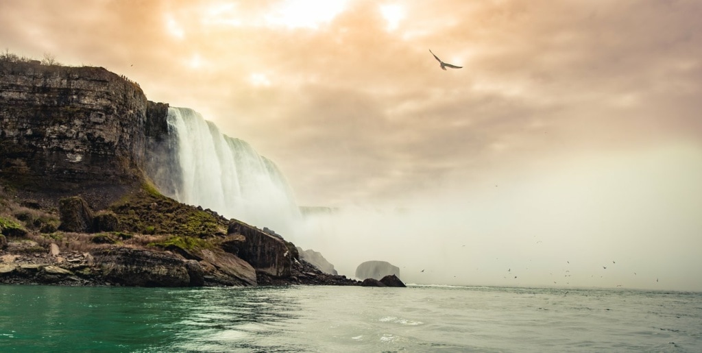 Niagara Fälle im Herbst.