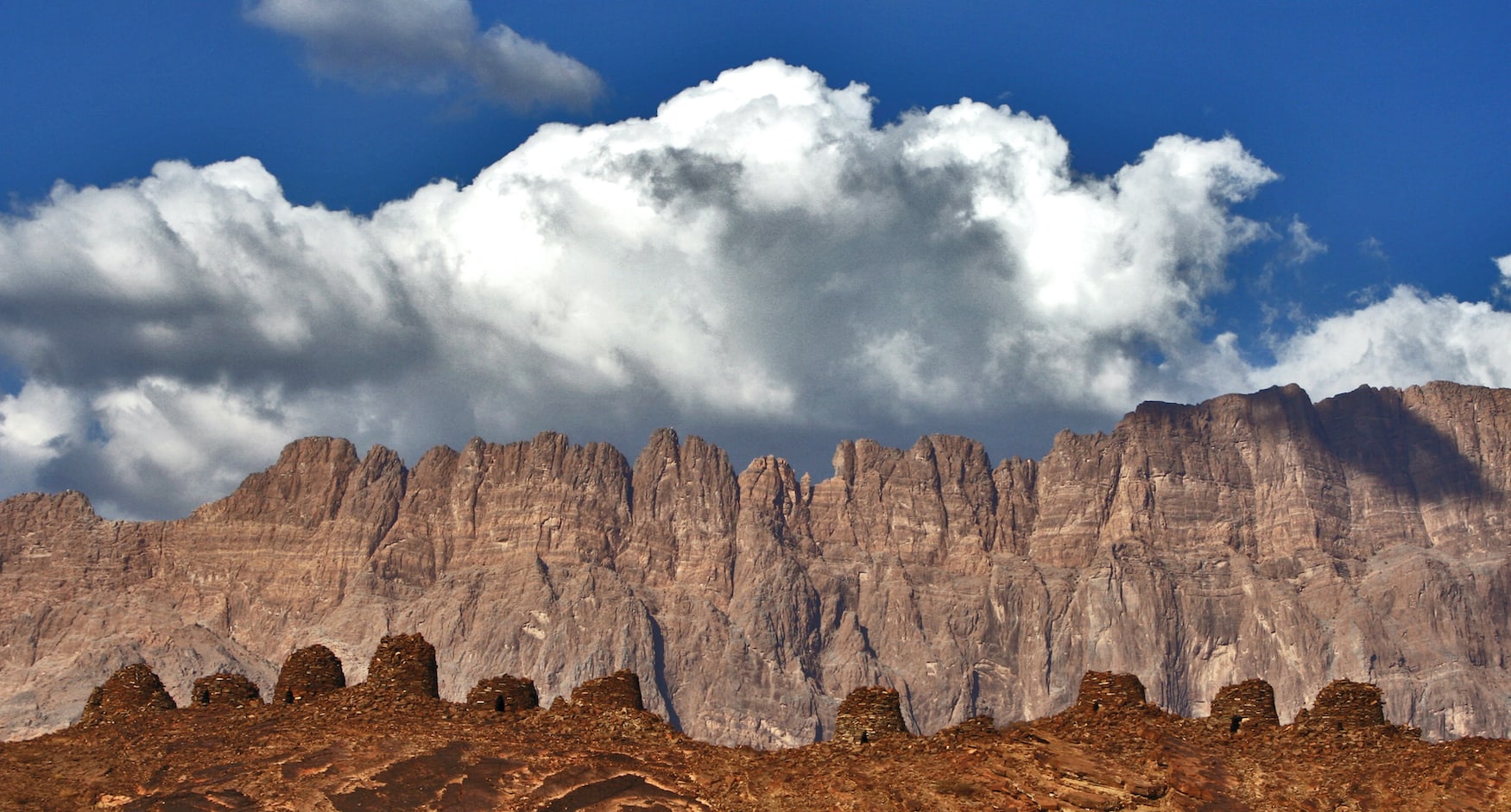 Gebirgslandschaften im Oman