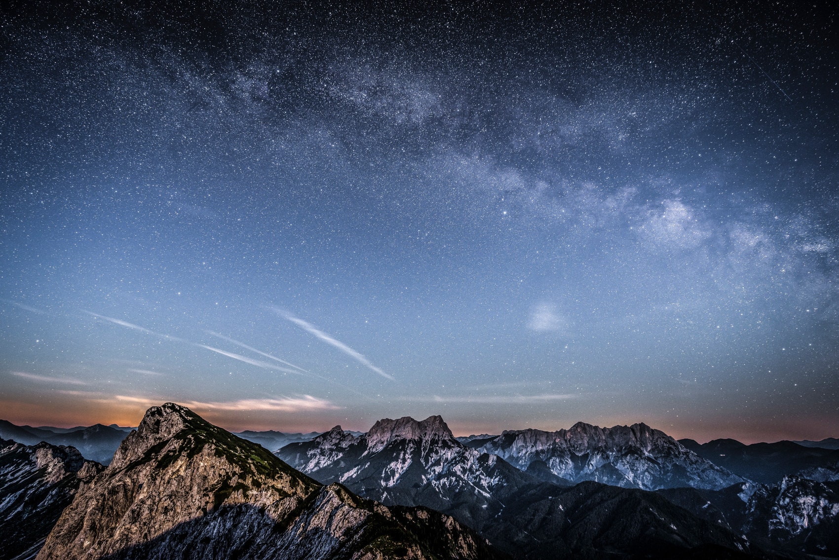 Bergpanorama im Nationalpark Gesäuse/Steiermark
